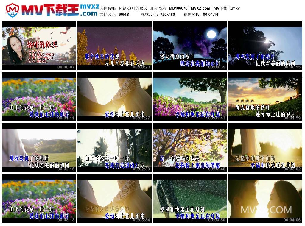 风语-落叶的秋天_国语_流行_MD106070